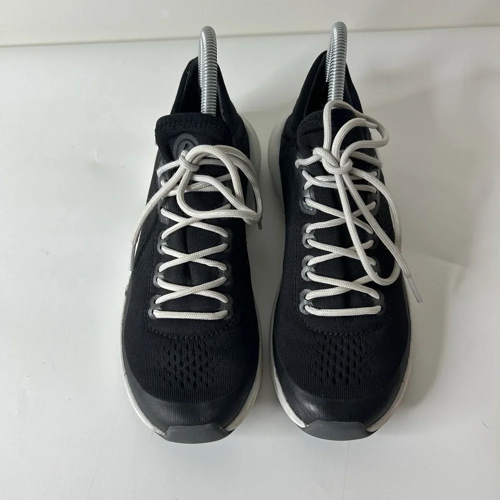 Olukai Kaholo Women's 7.5 Black Lace Up Casual Sneakers Tennis Walking FLAWS